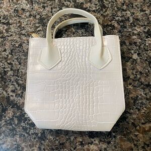 White purse